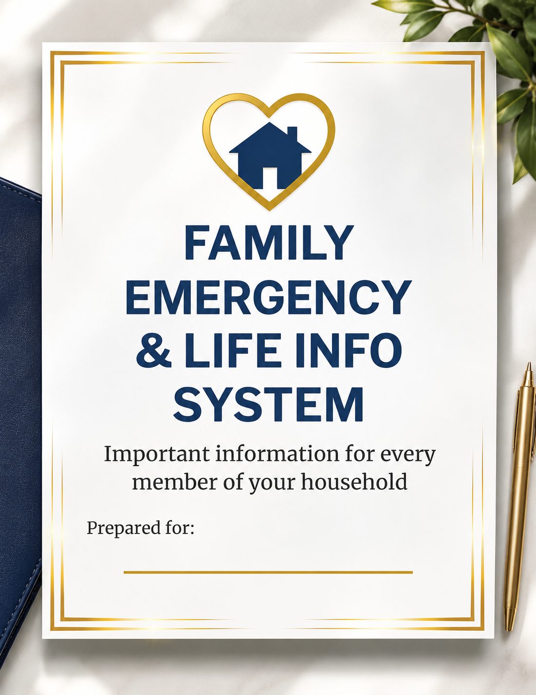 Why Every Family Needs a Family Emergency and Life INFO Binder
