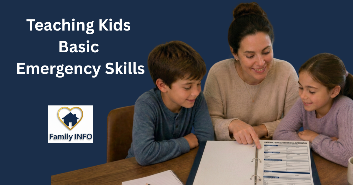 Teaching Kids Basic Emergency Skills Every Family Should Practice